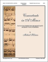 Concertante in A Minor Handbell sheet music cover
